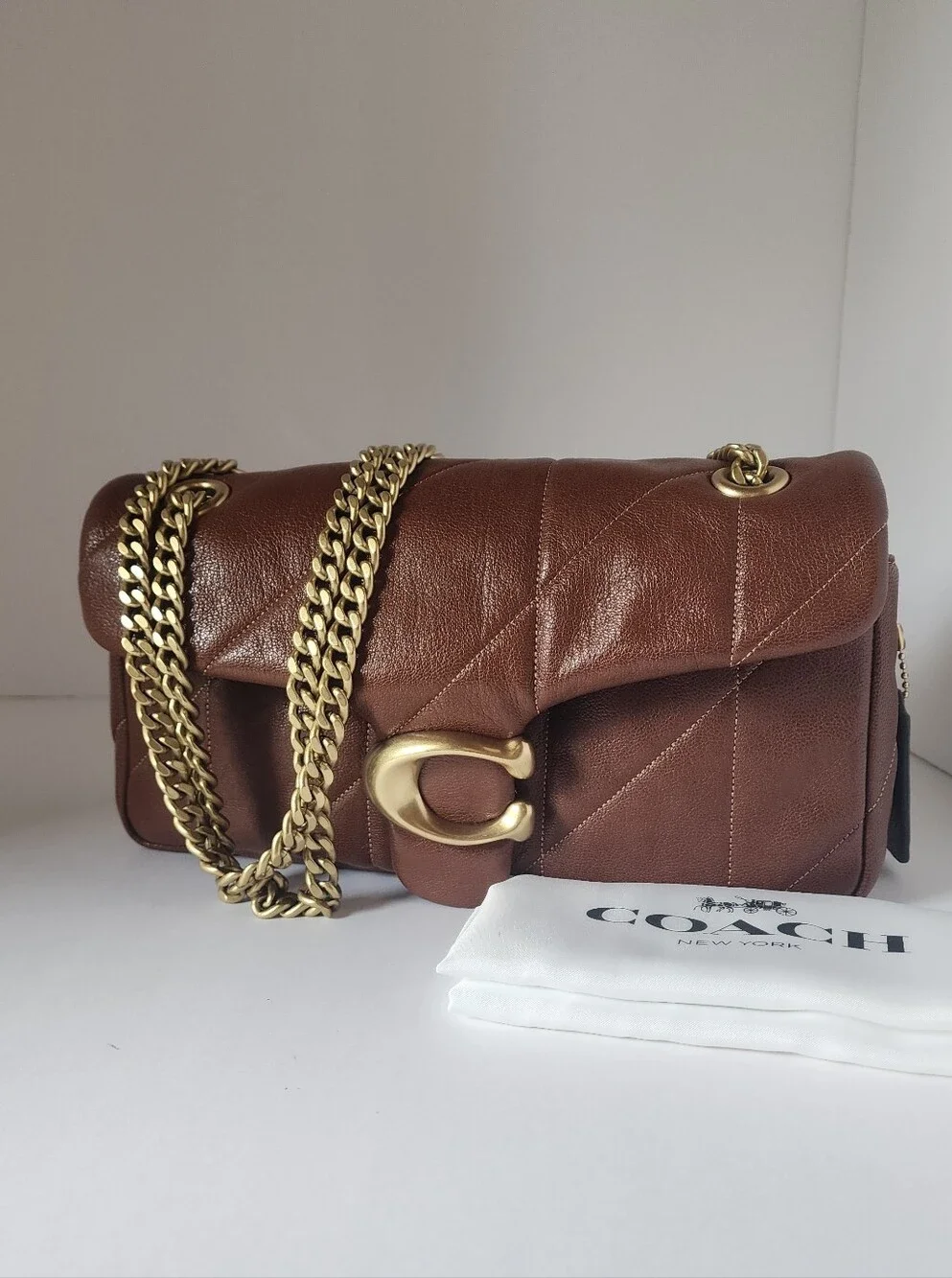 NWOT COACH Tabby 26 Quilted Soft Leather Shoulder Bag